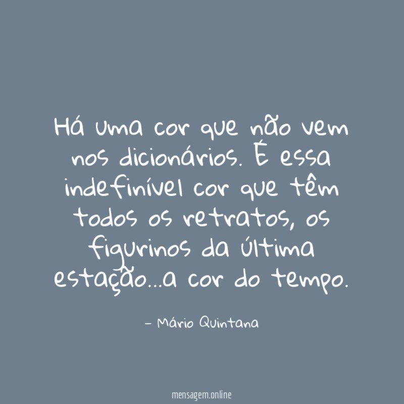 Há uma cor que não vem nos dicionários