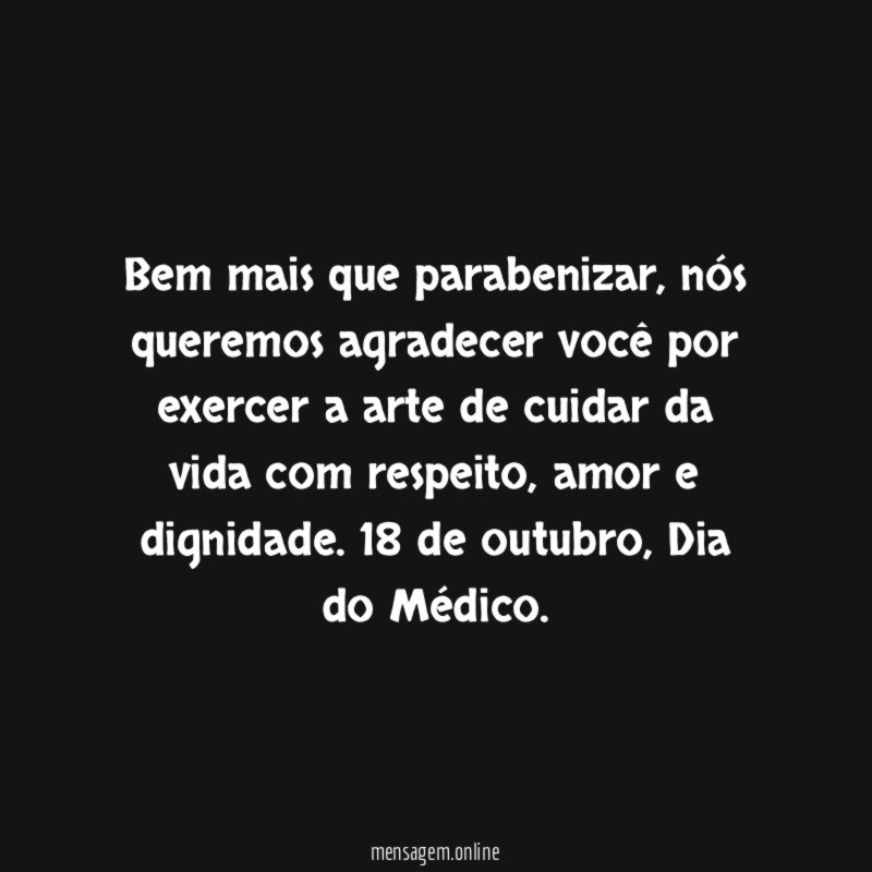 Bem mais que parabenizar