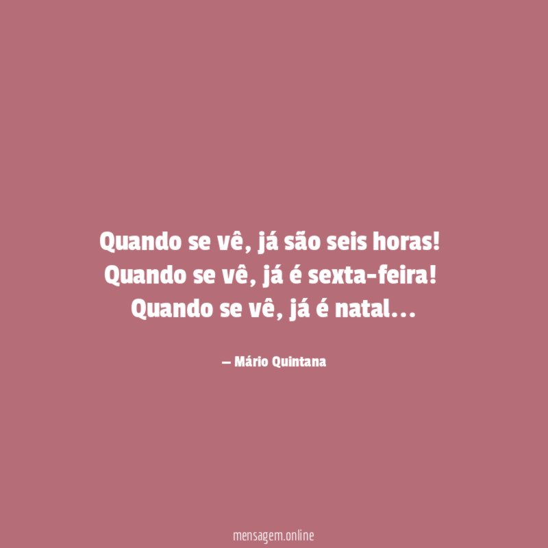 Quando se vê