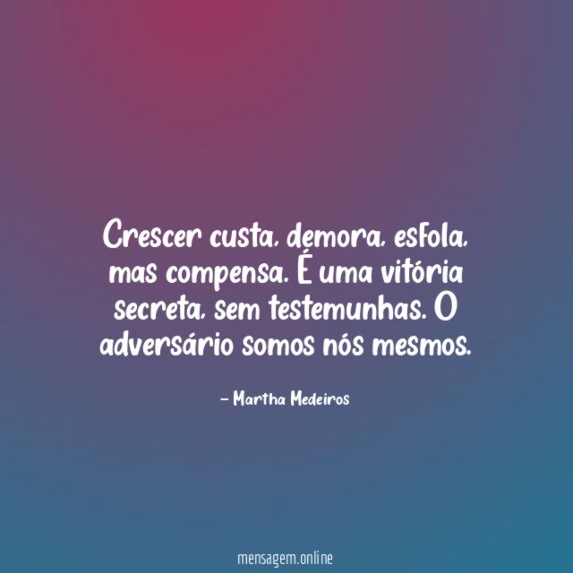 Crescer custa