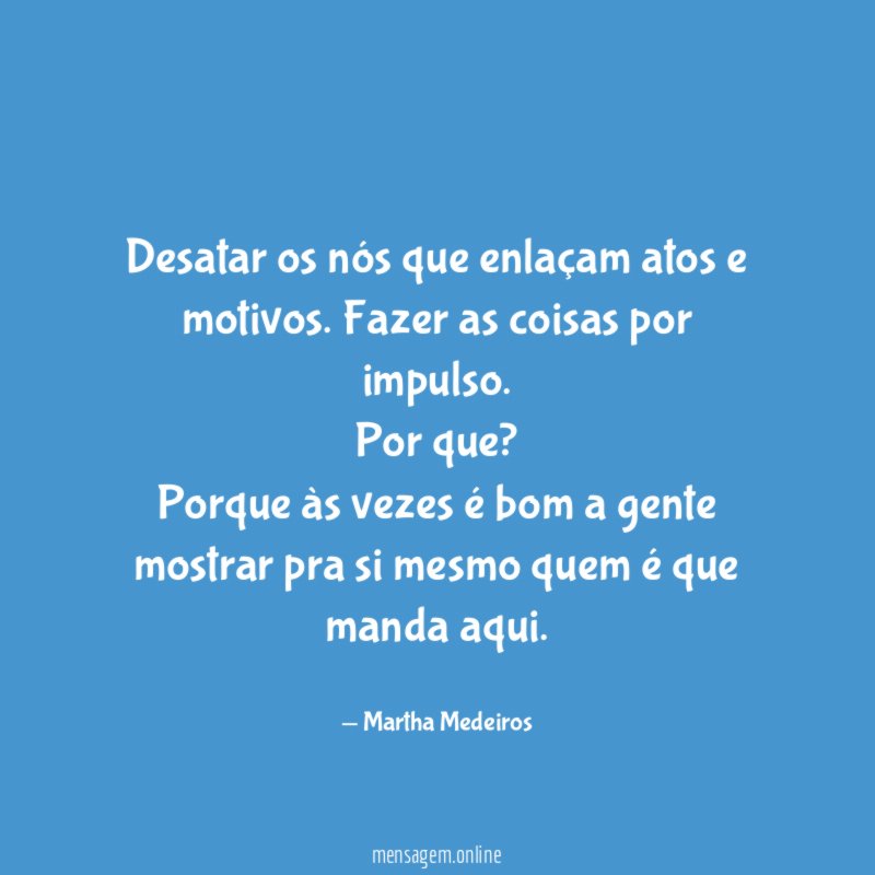 Desatar os nós que enlaçam atos e motivos