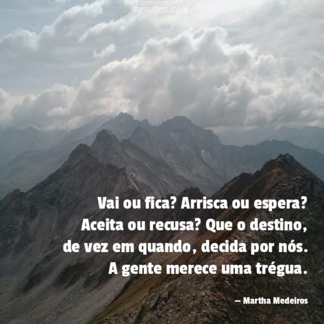 Vai ou fica