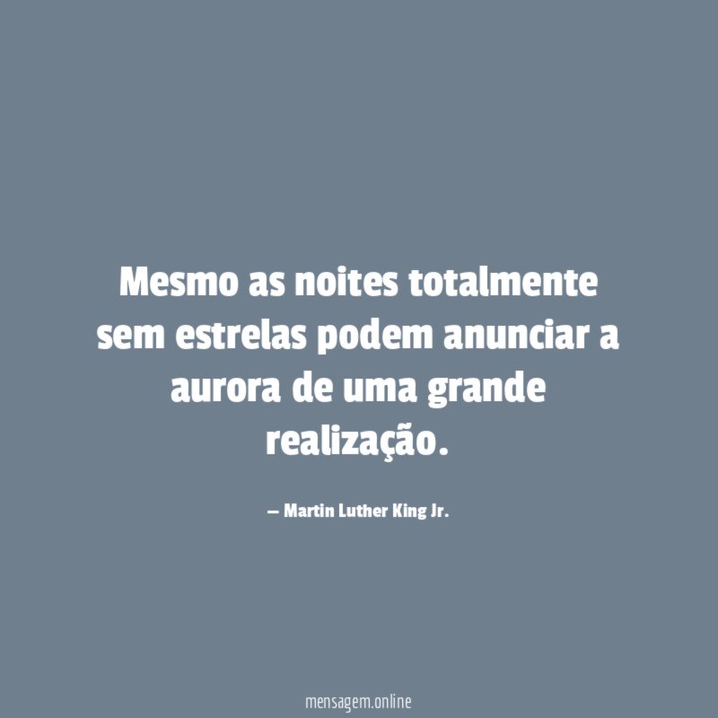 Mesmo as noites totalmente sem estrelas podem anunciar