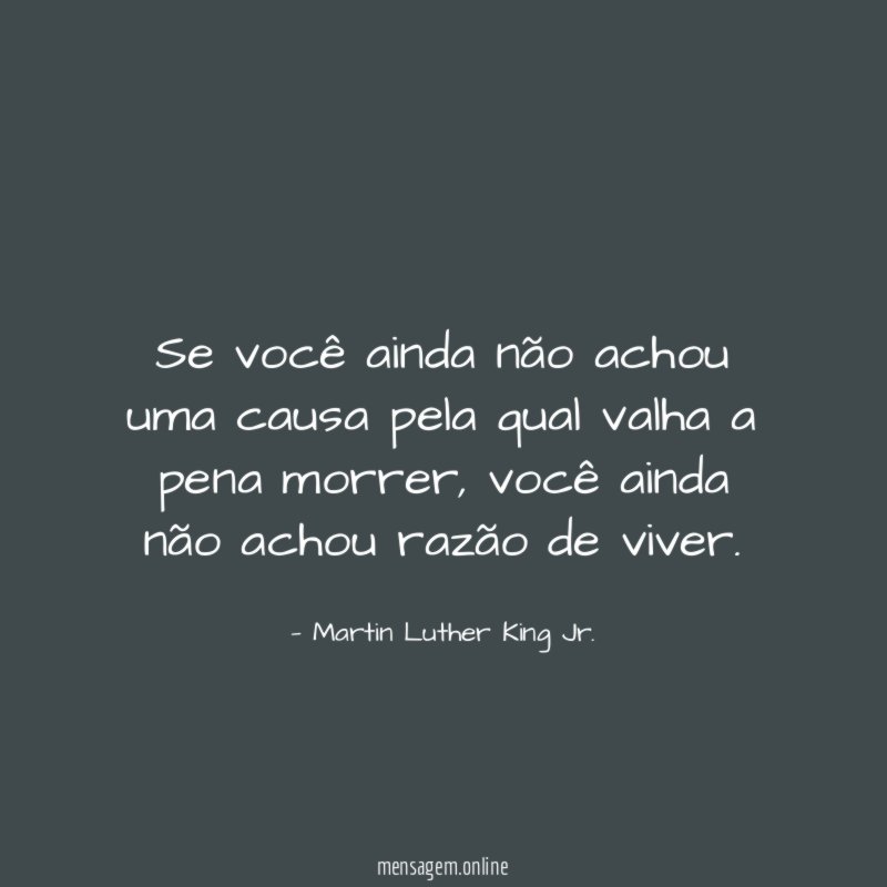Se você ainda não achou uma causa pela