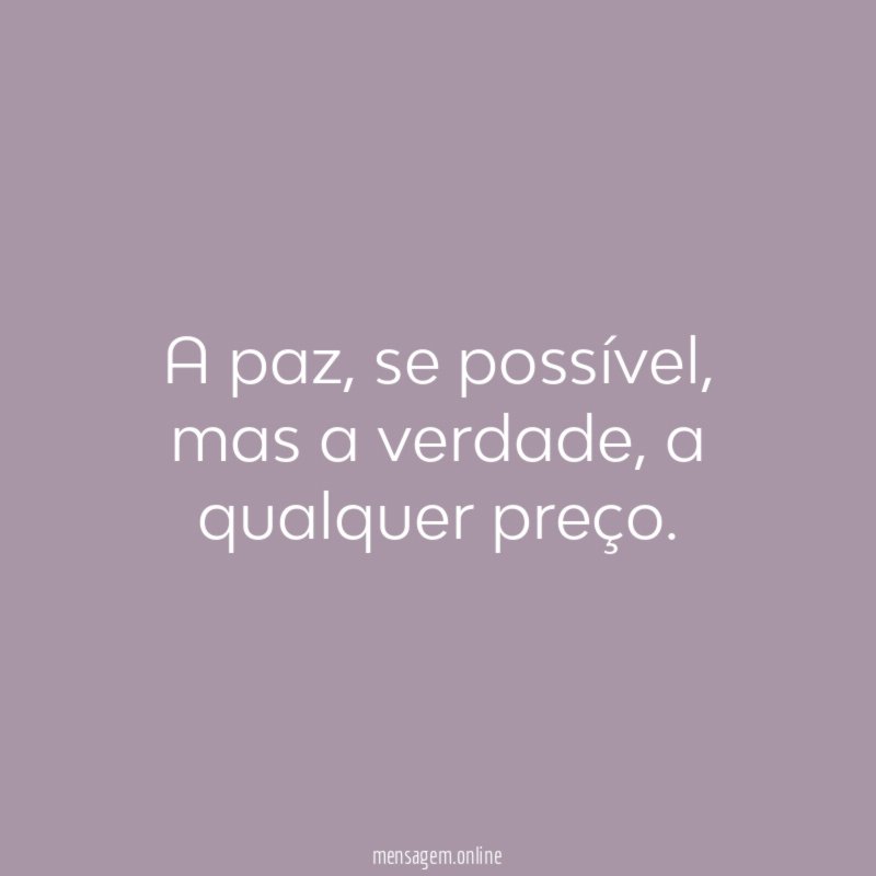 A paz