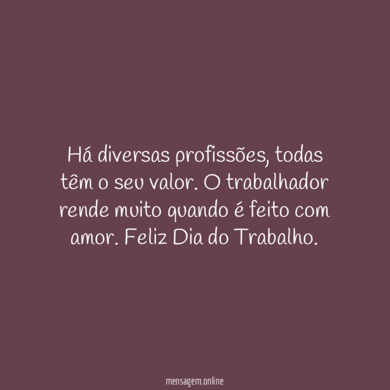 Há diversas profissões
