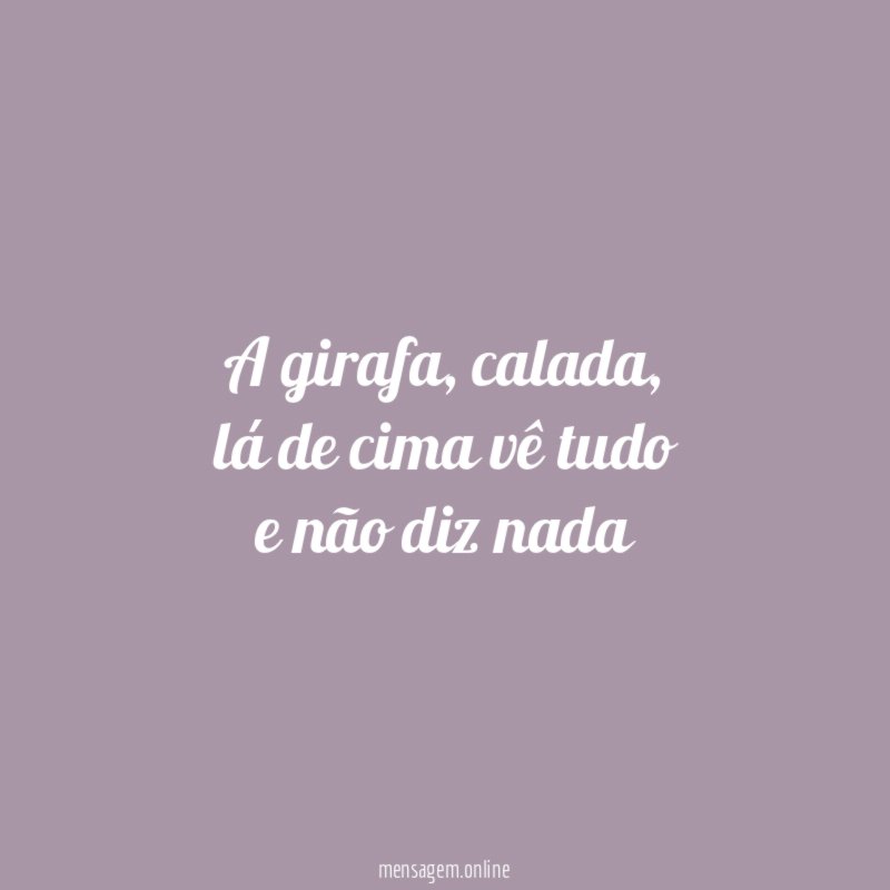 a girafa