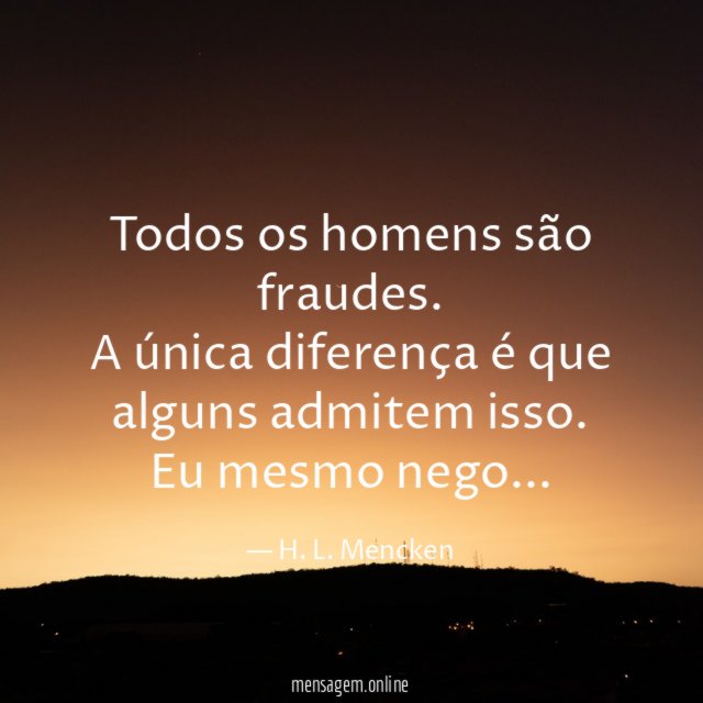 Todos os homens são fraudes