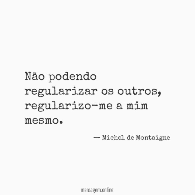 Não podendo regularizar os outros