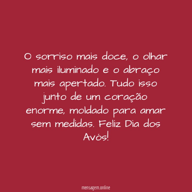 O sorriso mais doce