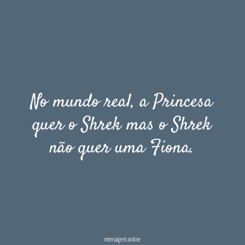 No mundo real
