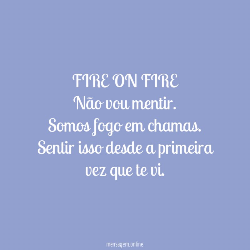 FIRE ON FIRE