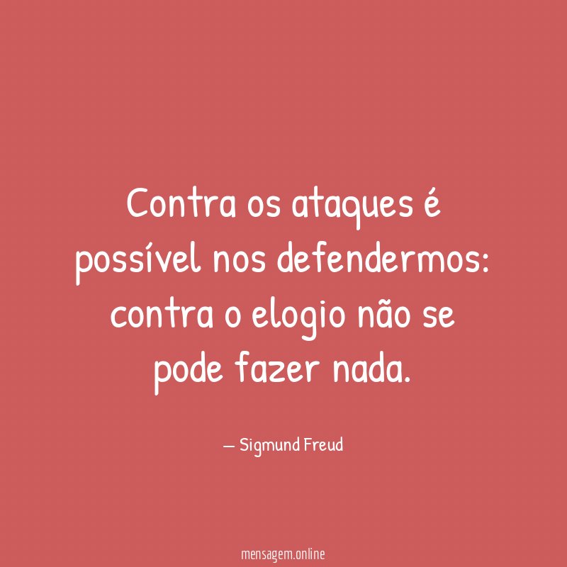 Contra os ataques é possível nos defendermos