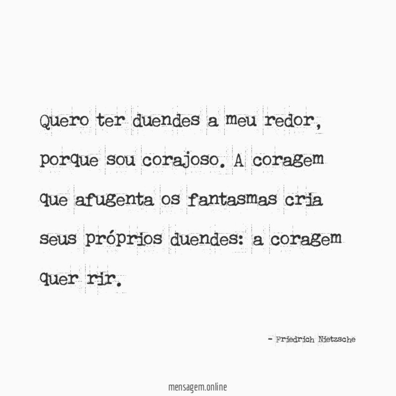 Quero ter duendes a meu redor