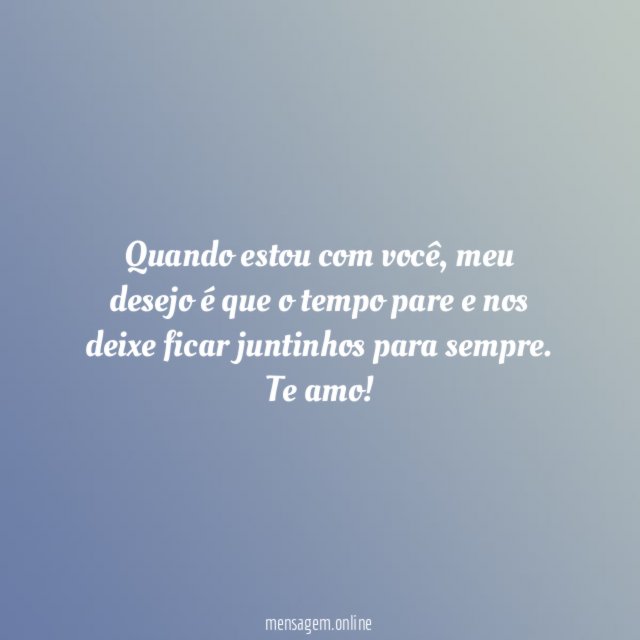 Quando estou com você