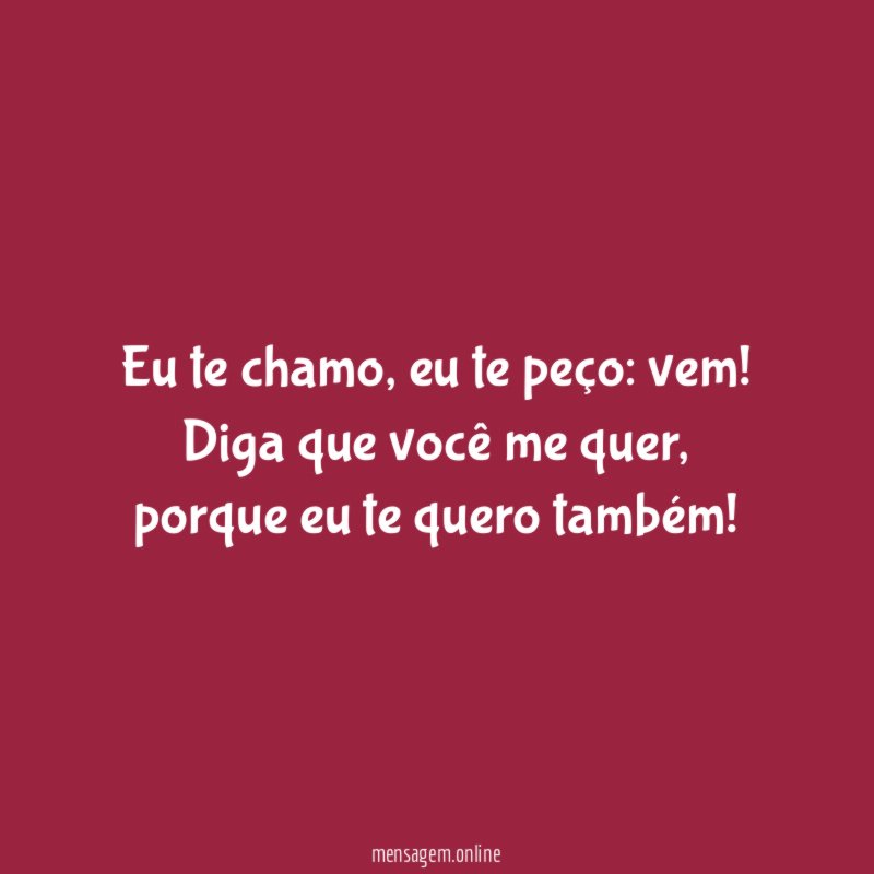 Eu te chamo