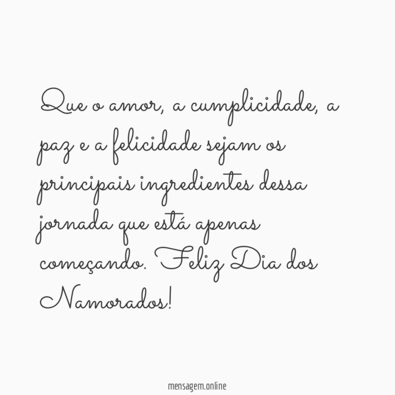 Que o amor