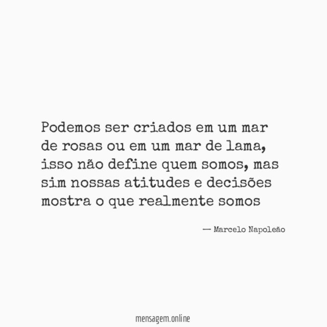 Podemos ser criados em um mar de rosas
