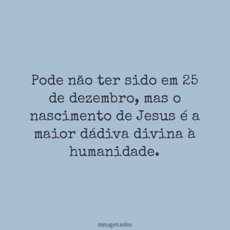 Pode não ter sido em 25 de dezembro