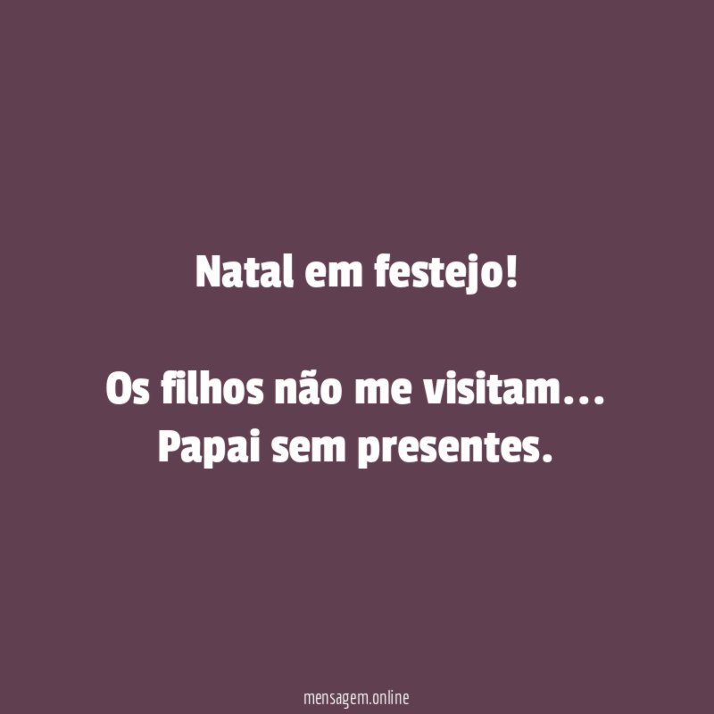 Natal em festejo