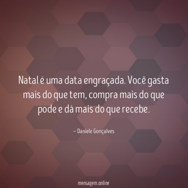 Natal é uma data engraçada