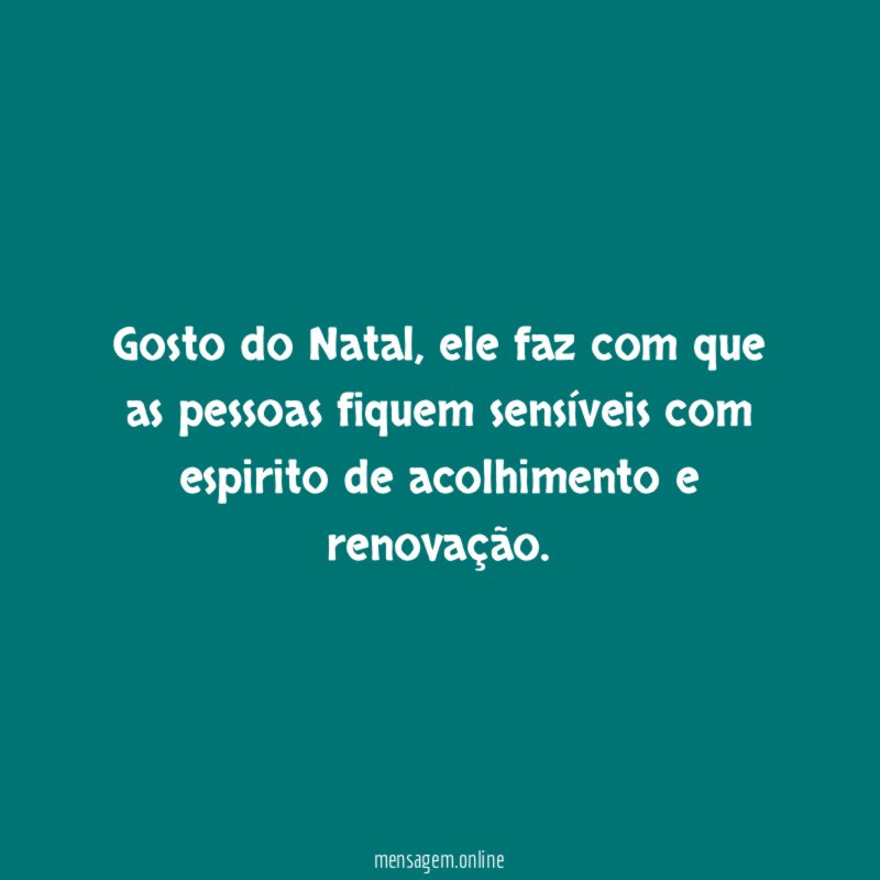Gosto do Natal