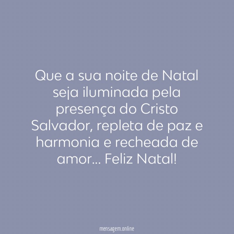 Que a sua noite de Natal seja iluminada
