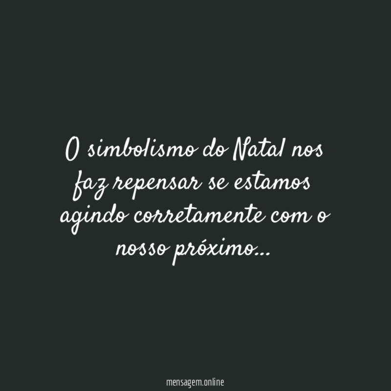 O simbolismo do Natal nos faz repensar se