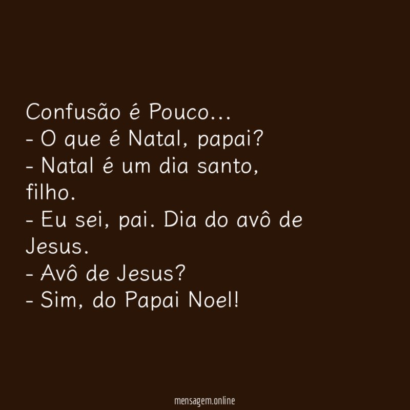 Confusão é Pouco…