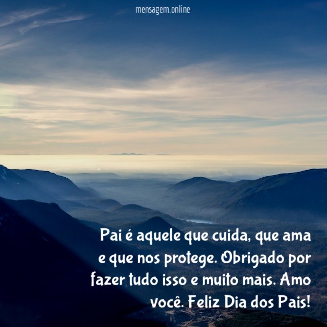 Pai é aquele que cuida
