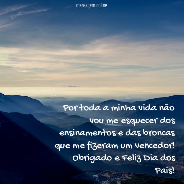 Por toda a minha vida não vou me