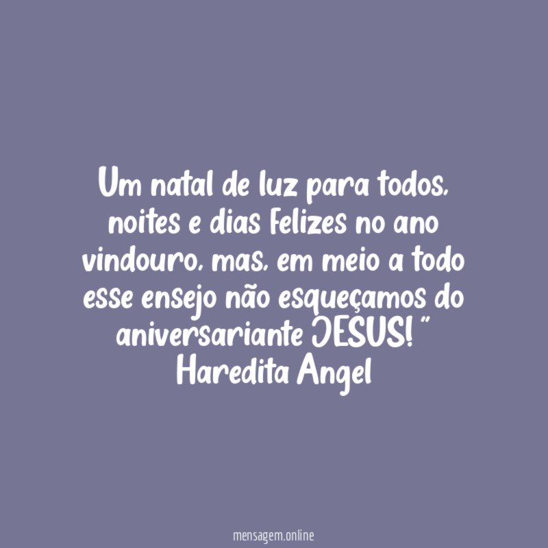 Um natal de luz para todos