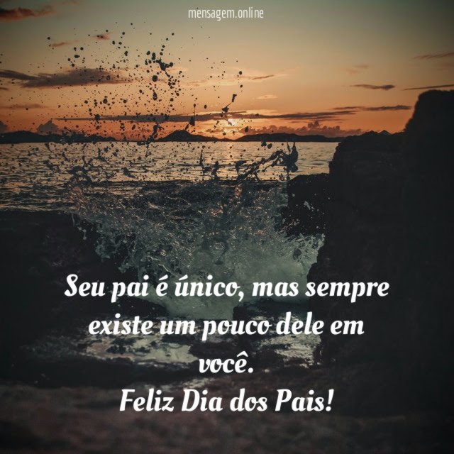 Seu pai é único