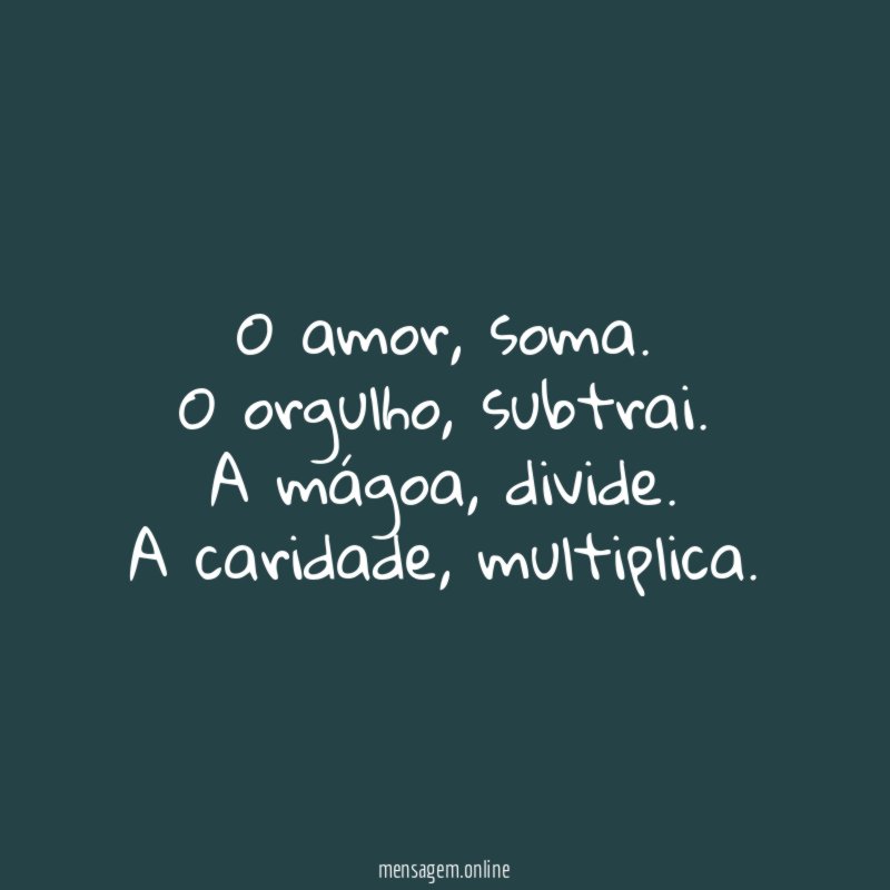 O amor