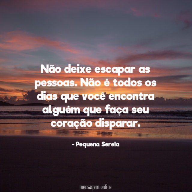 Não deixe escapar as pessoas