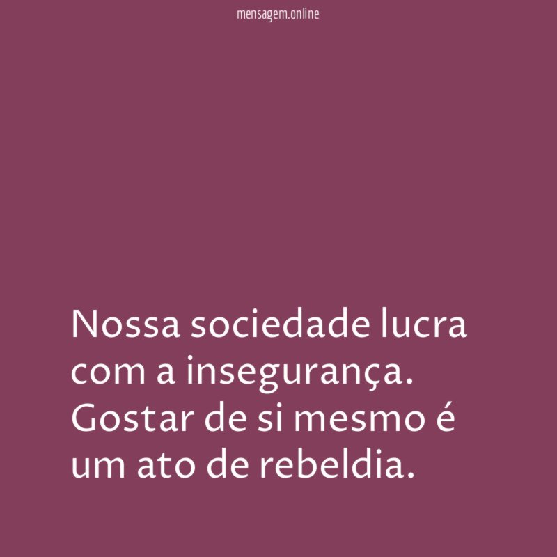 Nossa sociedade lucra com a insegurança