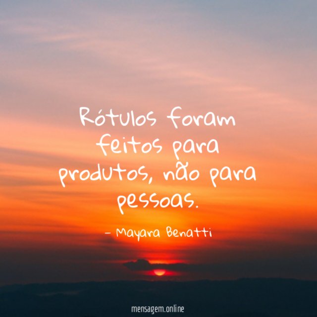 Rótulos foram feitos para produtos