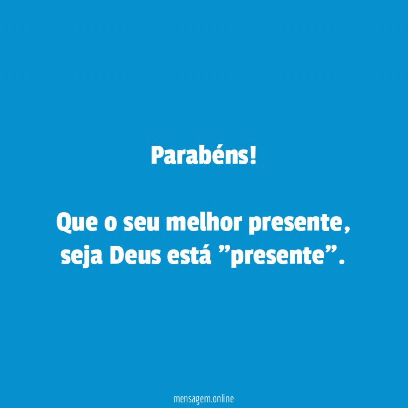 Parabéns