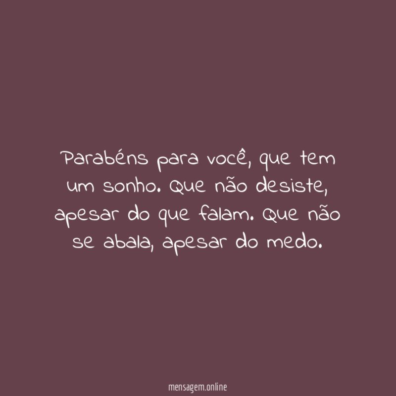 Parabéns para você