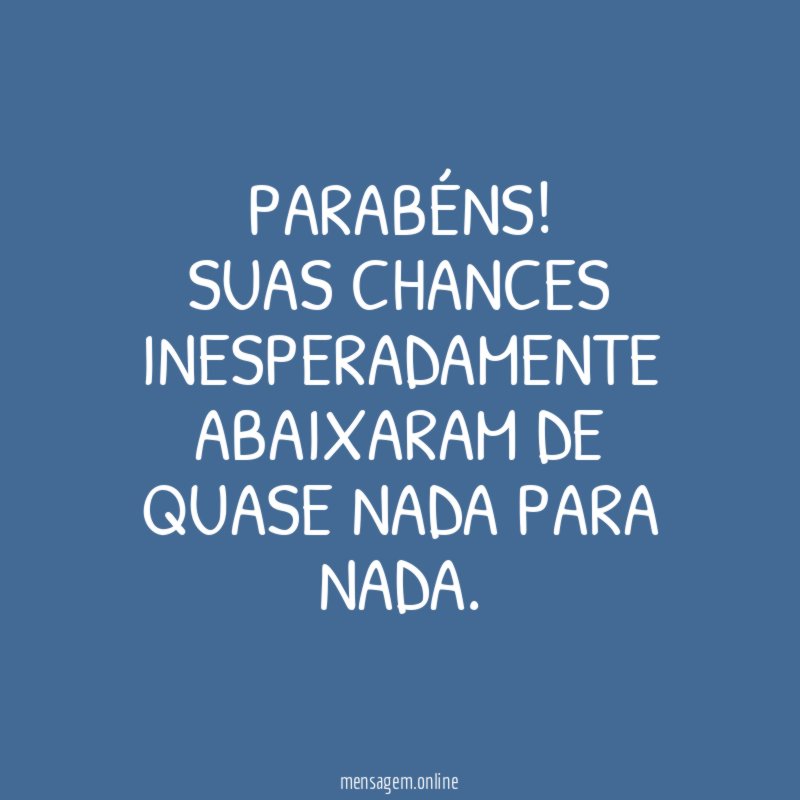 Parabéns