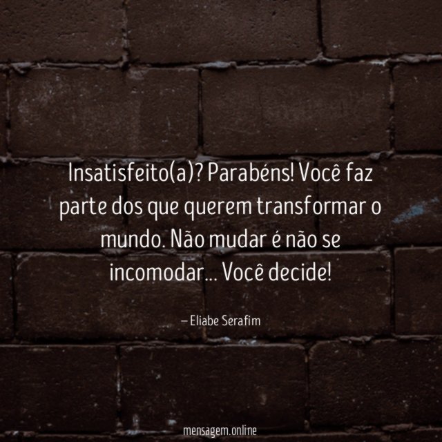 Insatisfeito(a)