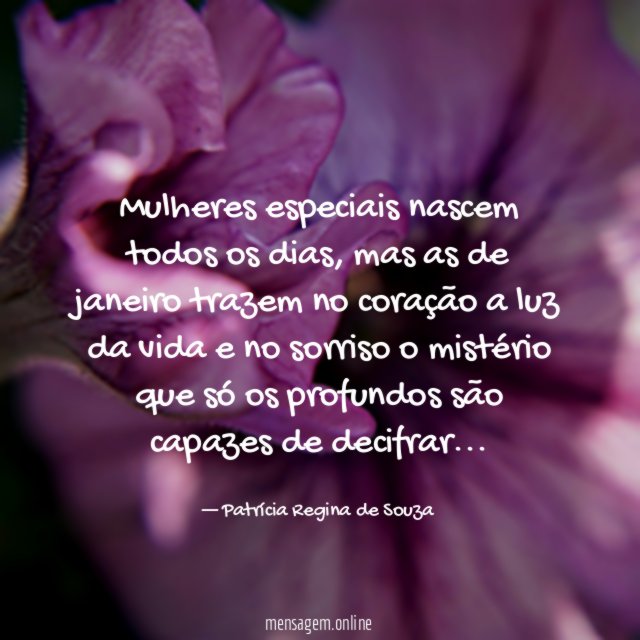 Mulheres especiais nascem todos os dias
