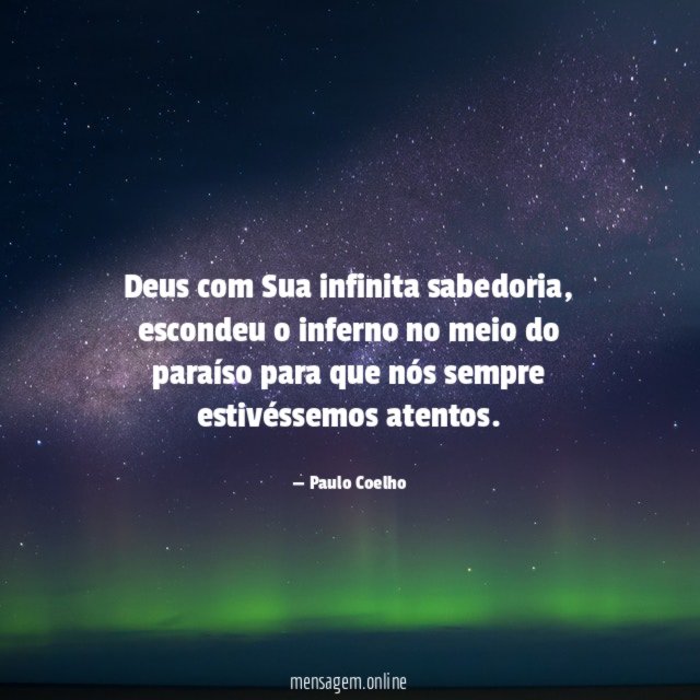 Deus com Sua infinita sabedoria