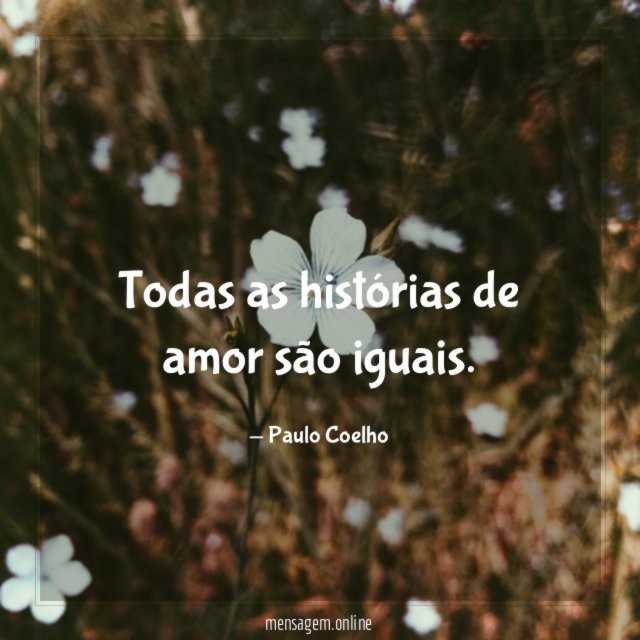 Todas as histórias de amor são iguais