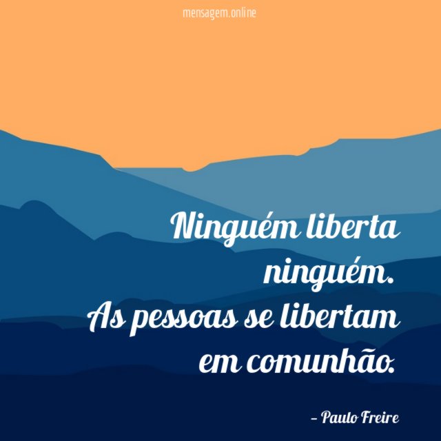 Ninguém liberta ninguém