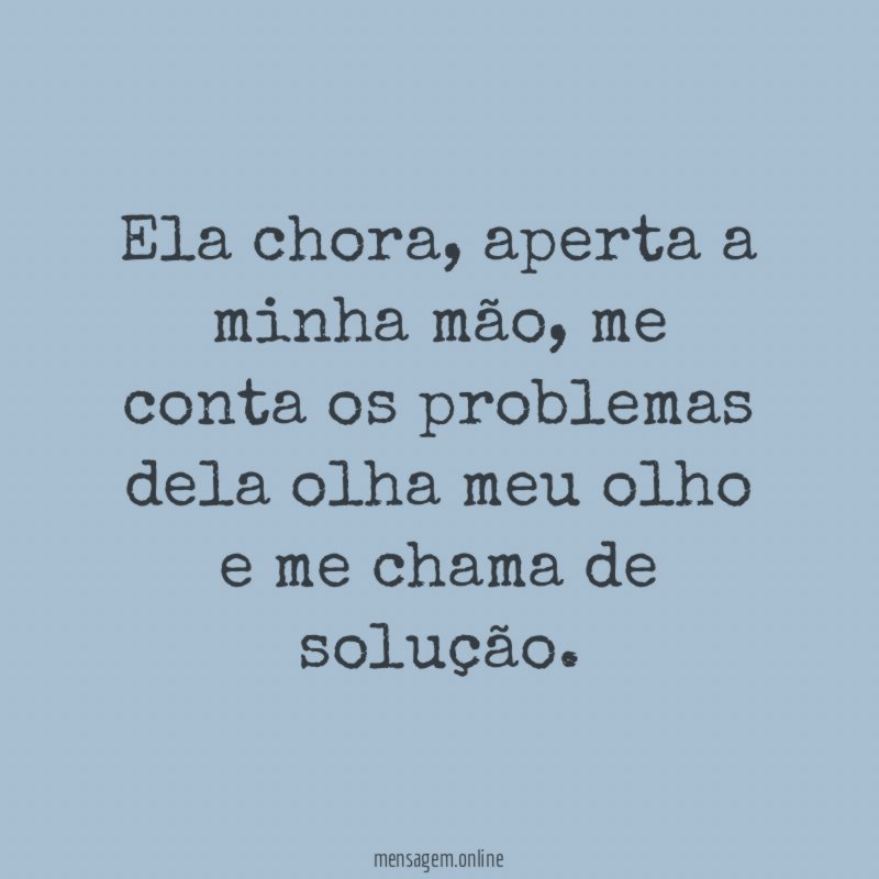 Ela chora