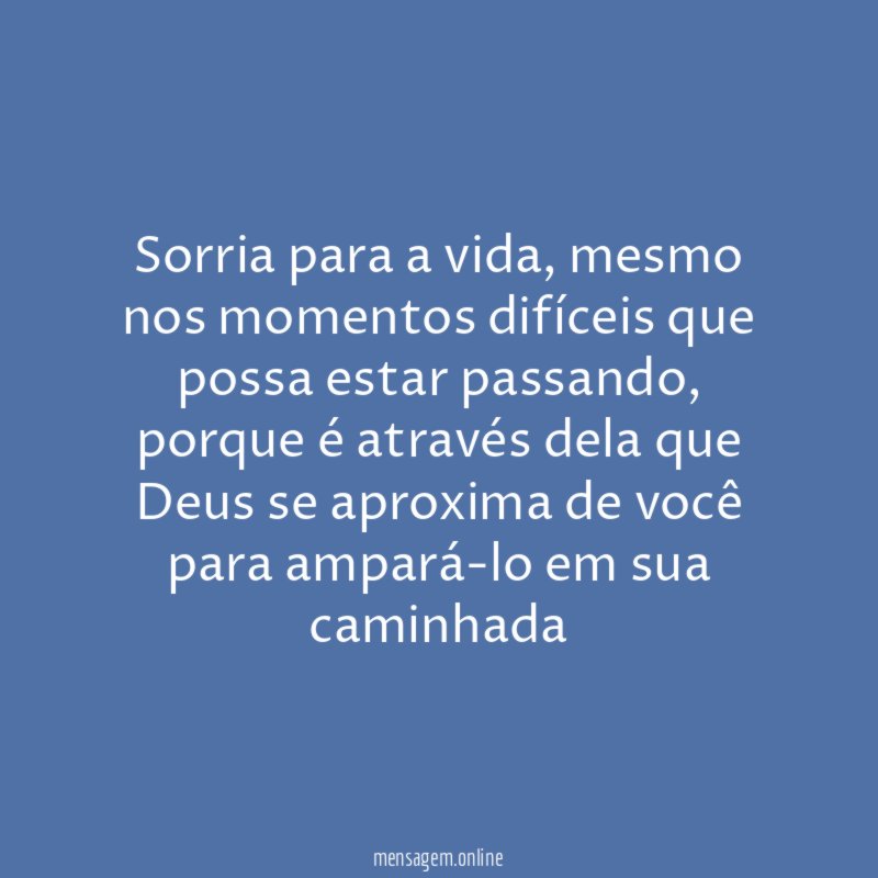 Sorria para a vida