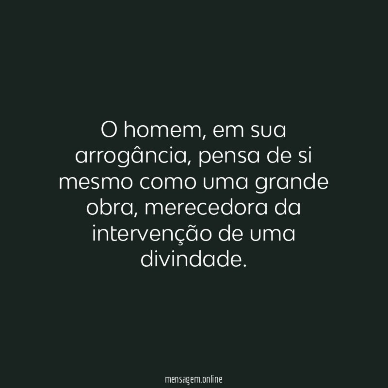 O homem