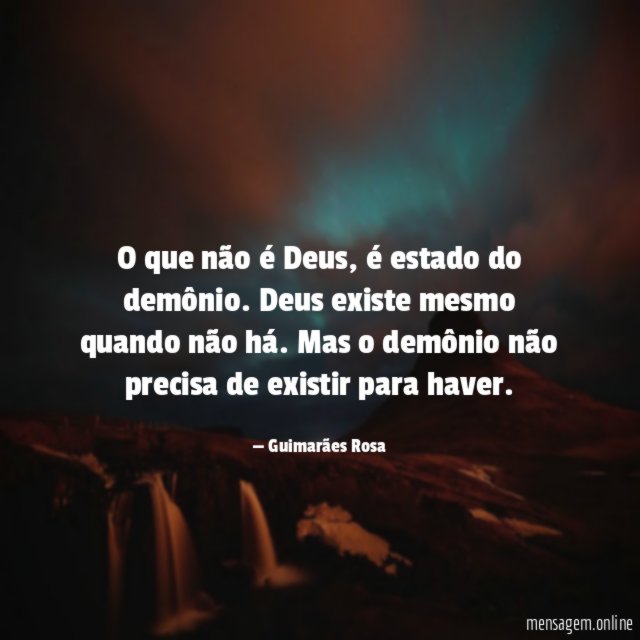 O que não é Deus