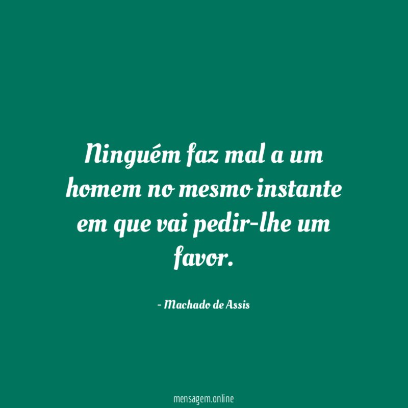 Ninguém faz mal a um homem no mesmo